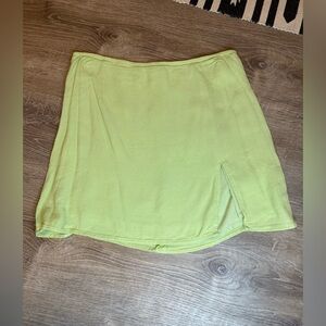 Aritzia Sunday Best Green Mini Skirt Size 8